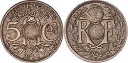 5 centimes Lindaueur 1930 non troué AU 58