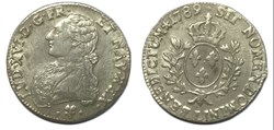 Écu dit “aux branches d'olivier” 1789 Bayonne LOUIS XVI