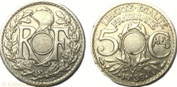 5 centimes lindaueur non trouée