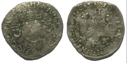 Douzain aux croissants 1551 Troyes HENRI II