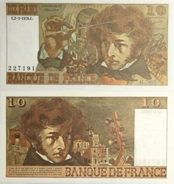 10 Francs BERLIOZ FRANCE 1974 F.63.23