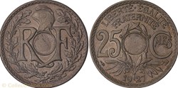 25 centimes lindauer non troué