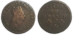 liard de France 1655 C