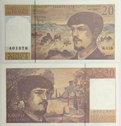 20 Francs DEBUSSY Modifié FRANCE 1997 F.66ter.02