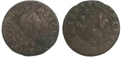 double tournois Gaston d’Orléans Dombes 1639