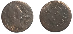 DOMBES - PRINCIPAUTÉ DE DOMBES - GASTON D'ORLÉANS Denier tournois,