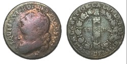 12 deniers dit au faisceau Louis XVI 1792 B