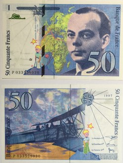 50 Francs SAINT-EXUPÉRY FRANCE 1997 F.73.04