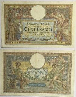 100 Francs LUC OLIVIER MERSON sans LOM FRANCE 1914 F.23.06