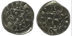Denier RAOUL VII BERRY - SEIGNEURIE DE DÉOLS (CHÂTEAUROUX)