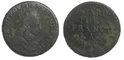 liard de France Louis XIV 1655 A