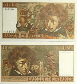 10 Francs BERLIOZ FRANCE 1974 F.63.04
