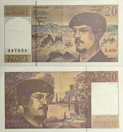 20 Francs DEBUSSY Modifié FRANCE 1997 F.66ter.02