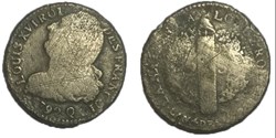 2 sols  dit au faisceau  1792 Q.