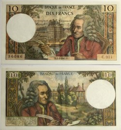 10 Francs VOLTAIRE FRANCE 1967 F.62.25