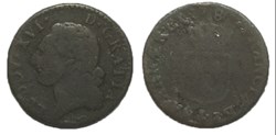 Demi-sol dit à l'écu Louis XVI 1780 I