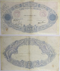 500 Francs BLEU ET ROSE modifié FRANCE 1939 F.31.48