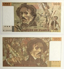 100 Francs DELACROIX FRANCE 1995 F.69ter.02b