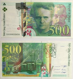 500 Francs PIERRE ET MARIE CURIE FRANCE 1994 F.76.01