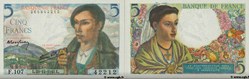 5 Francs BERGER FRANCE 1943 F.05.05