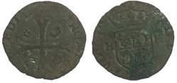 1 imitation Italienne d’un douzain de Henri III ou IV