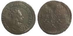 liard de France 1656 C