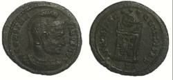 Centenionalis ou nummus CONSTANTIN Ier LE GRAND