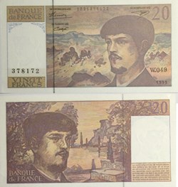 20 Francs DEBUSSY Modifié FRANCE 1995 F.66ter.01