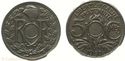 5 centimes Lindaueur non troué