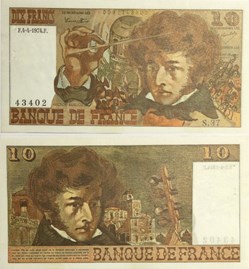 10 Francs BERLIOZ FRANCE 1974 F.63.04