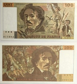 100 Francs DELACROIX FRANCE 1995 F.69ter.02b