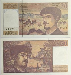 20 Francs DEBUSSY Modifié FRANCE 1997 F.66ter.02