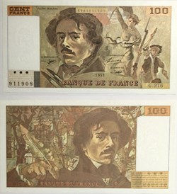 100 Francs DELACROIX FRANCE 1995 F.69ter.02b