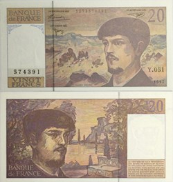 20 Francs DEBUSSY Modifié FRANCE 1997 F.66ter.02
