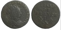 liard de France 1656 D