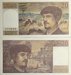 20 Francs DEBUSSY  FRANCE 1987 F.66.08