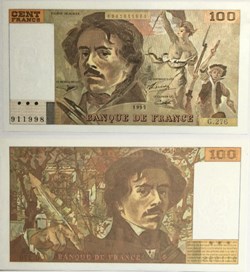 100 Francs DELACROIX FRANCE 1995 F.69ter.02b