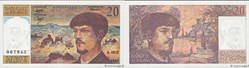 20 Francs DEBUSSY FRANCE 1980 F.66.01A2 Alphabet-Série : A.002 n°067945