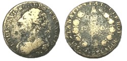 12 deniers dit au faisceau Louis XVI 1792 D .