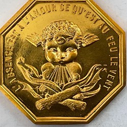 jeton de vœux les plus vifs monnaie de paris