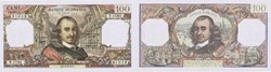 100 Francs CORNEILLE FRANCE 1978 F.65.62 N° radar