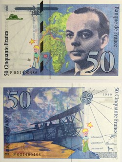 50 Francs SAINT-EXUPÉRY FRANCE 1999 F.73.05