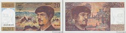 20 Francs DEBUSSY FRANCE 1980 F.66.01W3 Alphabet-Série : W.003 n°345015