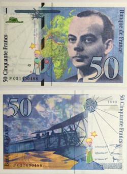 50 Francs SAINT-EXUPÉRY FRANCE 1999 F.73.05