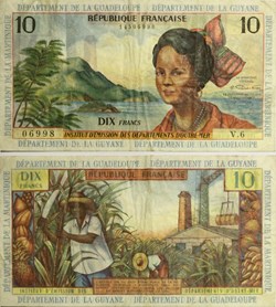 10 Francs ANTILLES FRANÇAISES 1964 P.08