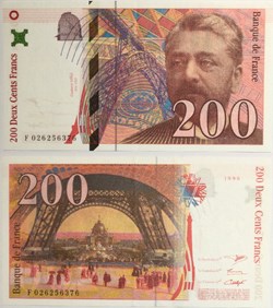 200 Francs EIFFEL FRANCE 1996 F.75.02