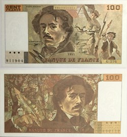 100 Francs DELACROIX FRANCE 1995 F.69ter.02b
