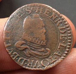Double tournois Henri de la tour 1614 type 6