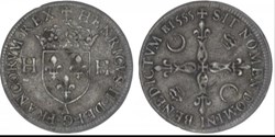 Douzain du moulin Henri II 1555 A Paris