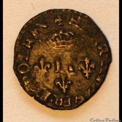Liard à la croix du Saint-Esprit Henri III 1584 À Paris